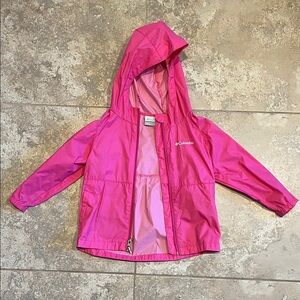 Columbia Kids Fuchsia Raincoat